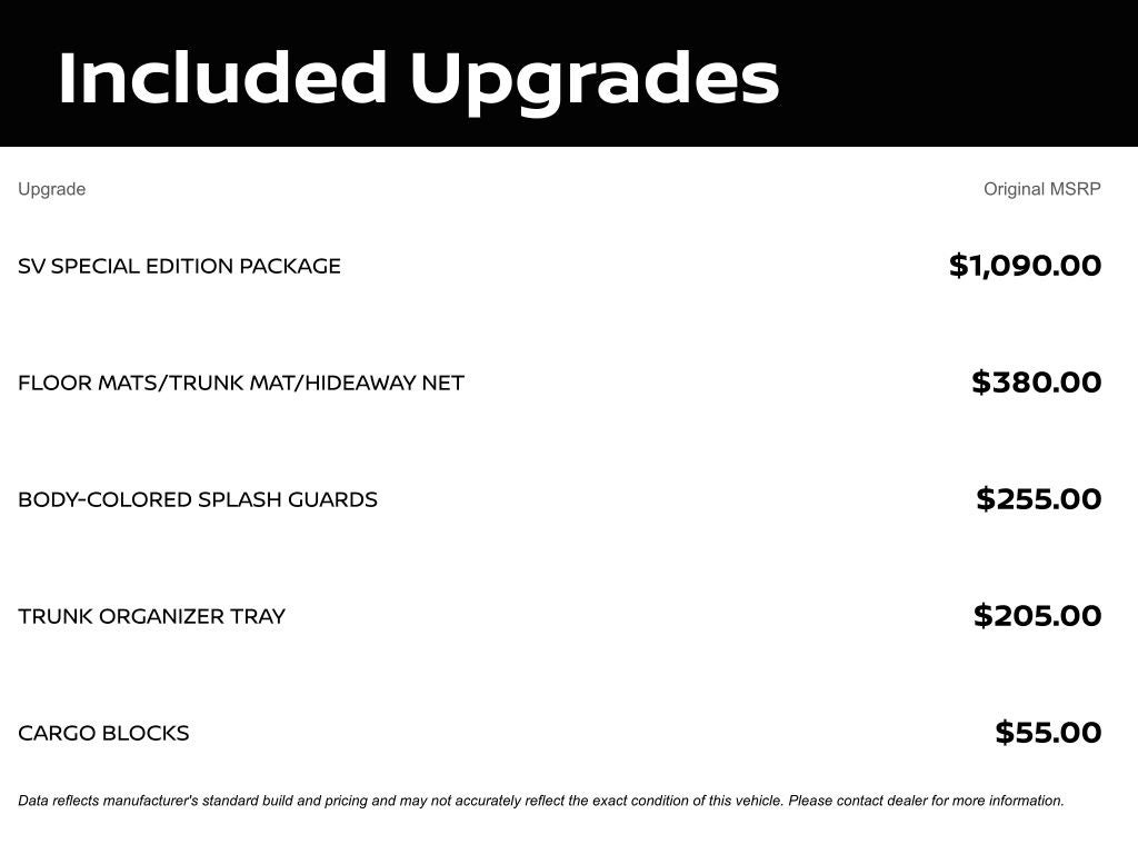 2025 Nissan Altima SV Special Edition