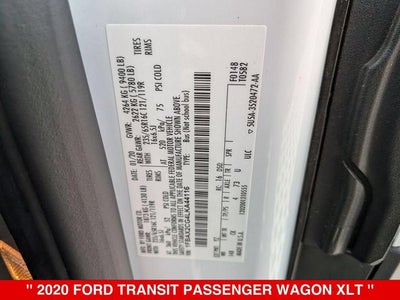 2020 Ford Transit-350 XLT