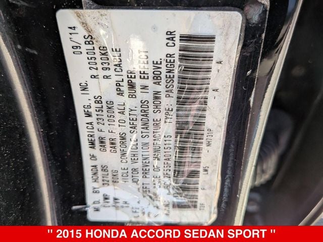 2015 Honda Accord Sport