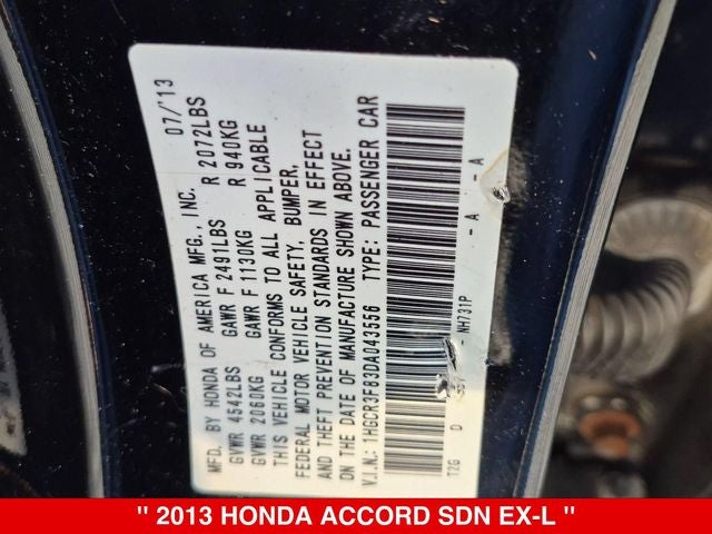 2013 Honda Accord EX-L