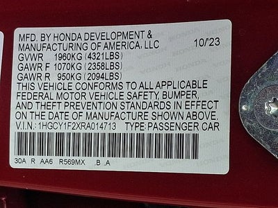 2024 Honda Accord LX