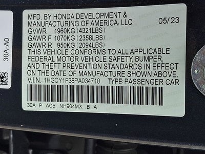2023 Honda Accord EX
