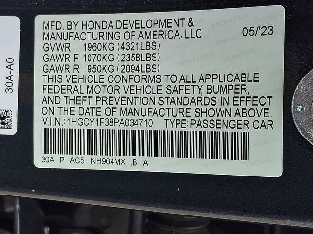 2023 Honda Accord EX