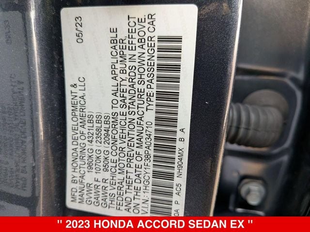 2023 Honda Accord EX