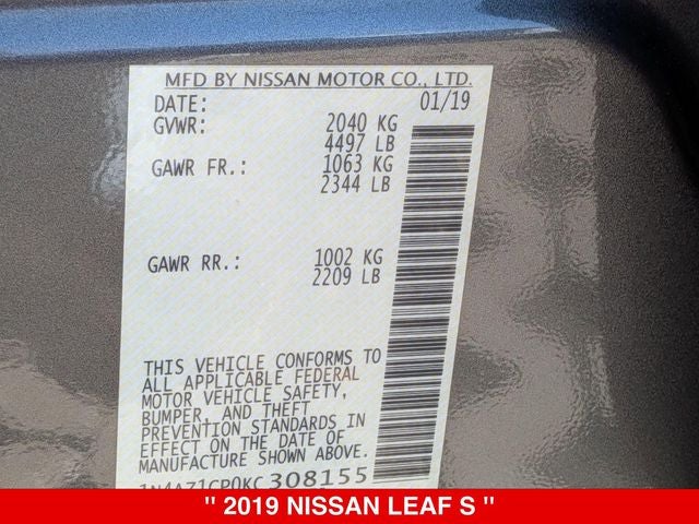 2019 Nissan Leaf S