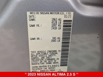 2023 Nissan Altima S