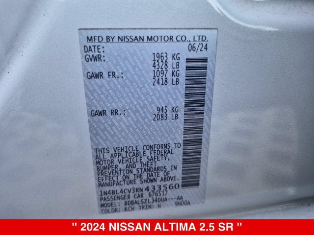 2024 Nissan Altima SR