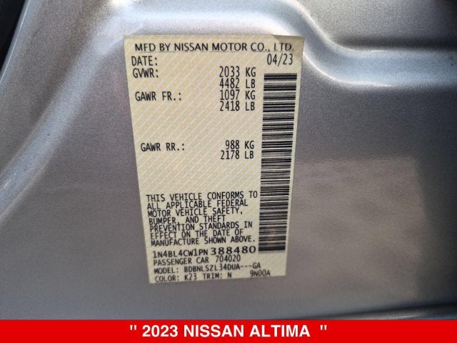 2023 Nissan Altima SR
