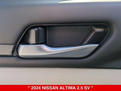 2024 Nissan Altima 2.5 SV FWD NISSAN CERTIFIED