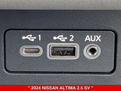 2024 Nissan Altima 2.5 SV FWD NISSAN CERTIFIED