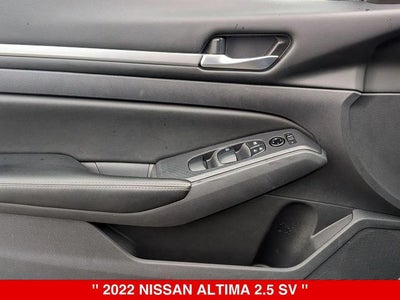 2022 Nissan Altima 2.5 SV NISSAN CERTIFIED