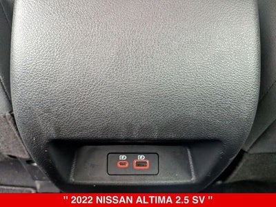 2022 Nissan Altima 2.5 SV NISSAN CERTIFIED