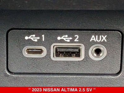 2023 Nissan Altima 2.5 SV NISSAN CERTIFIED