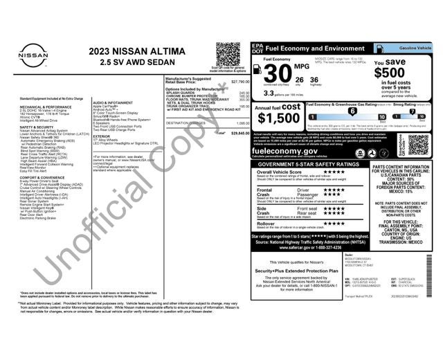 2023 Nissan Altima SV