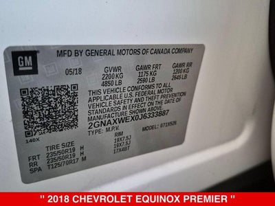 2018 Chevrolet Equinox Premier