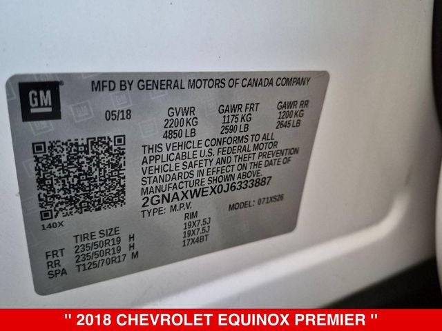 2018 Chevrolet Equinox Premier