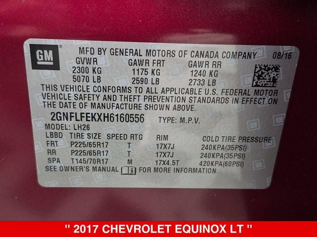 2017 Chevrolet Equinox LT