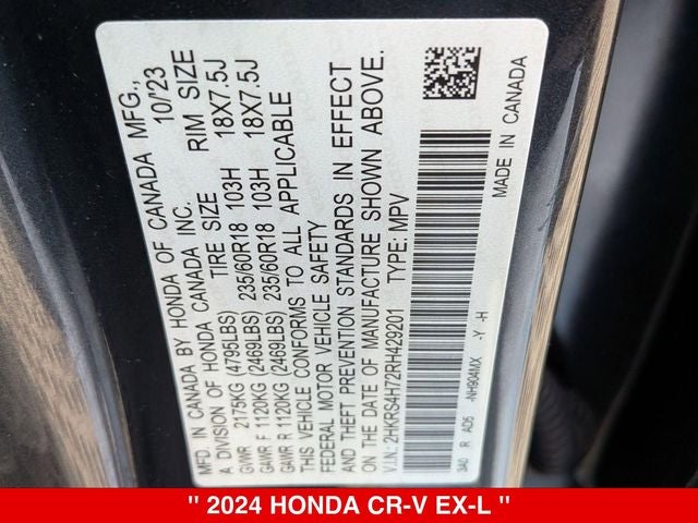 2024 Honda CR-V EX-L