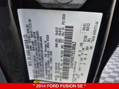 2014 Ford Fusion SE