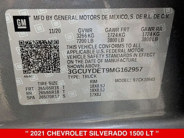 2021 Chevrolet Silverado 1500 LT LT1