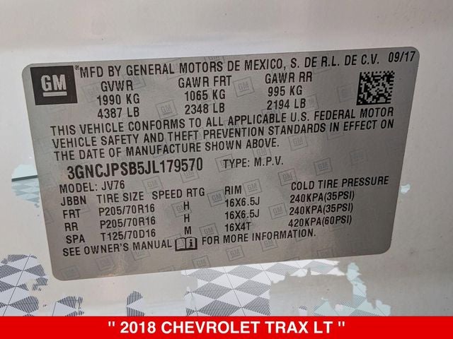 2018 Chevrolet Trax LT