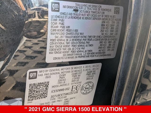 2021 GMC Sierra 1500 Elevation