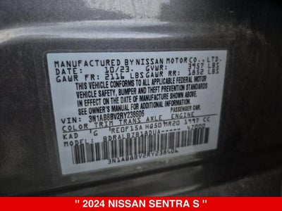 2024 Nissan Sentra S