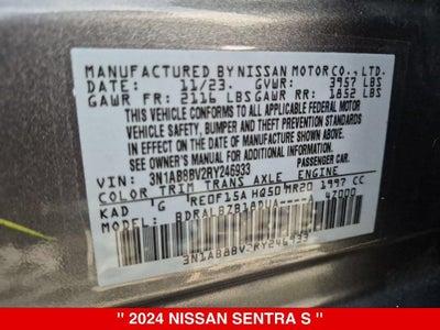 2024 Nissan Sentra S