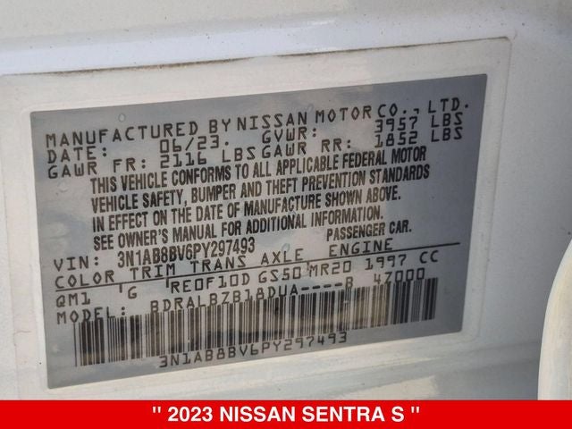 2023 Nissan Sentra S