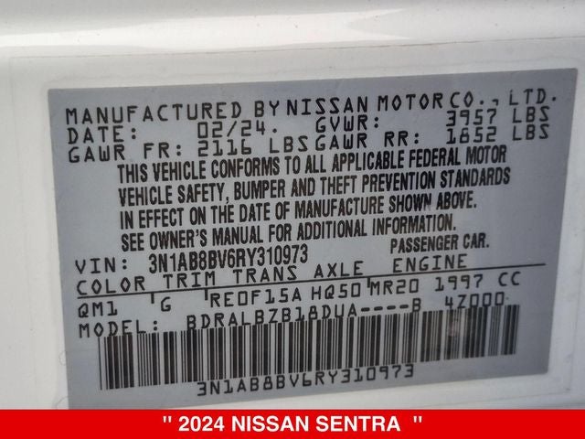 2024 Nissan Sentra S