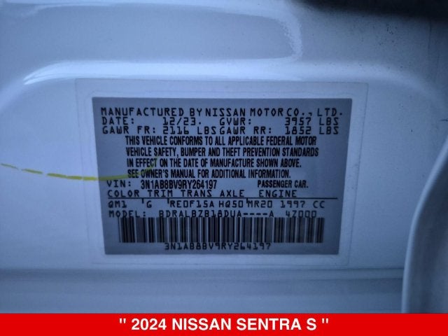 2024 Nissan Sentra S
