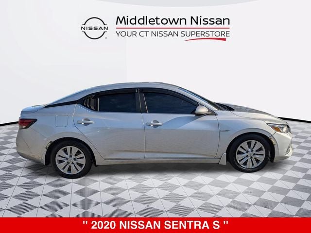 Used 2020 Nissan Sentra S with VIN 3N1AB8BVXLY309512 for sale in Middletown, CT