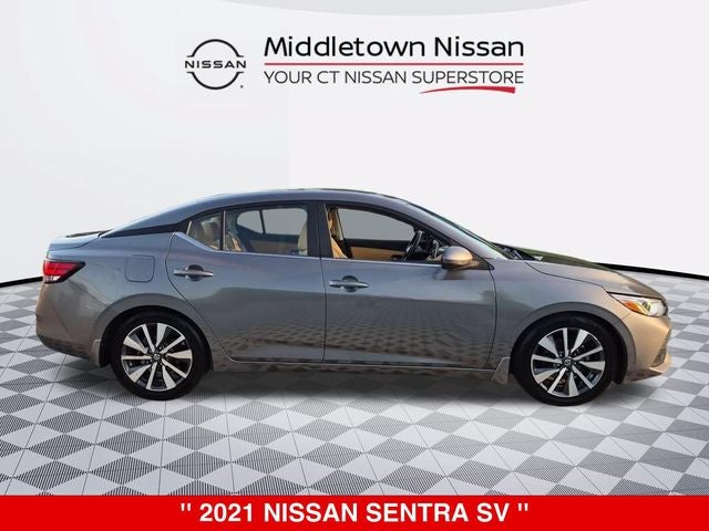 Used 2021 Nissan Sentra SV with VIN 3N1AB8CV0MY207149 for sale in Middletown, CT