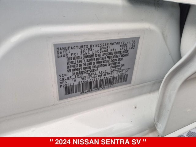 2024 Nissan Sentra SV