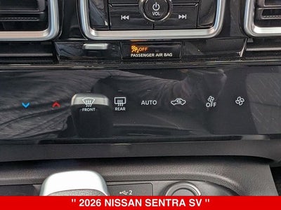 2026 Nissan Sentra SV