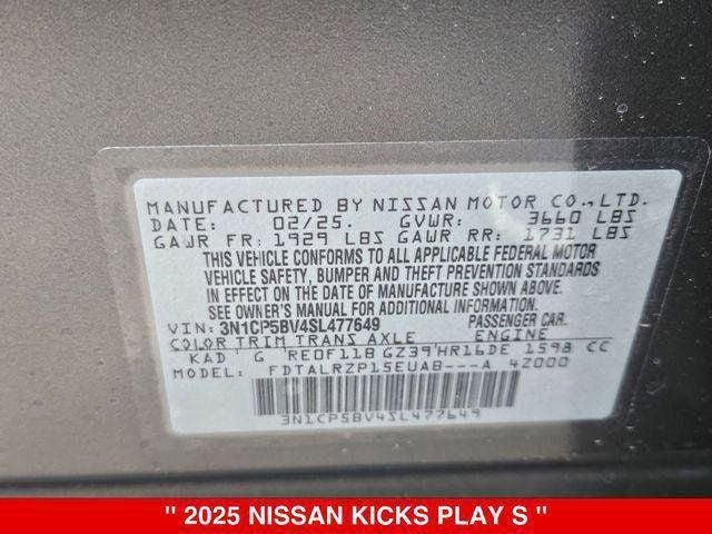 2025 Nissan KICKS PLAY Base - Photo 31