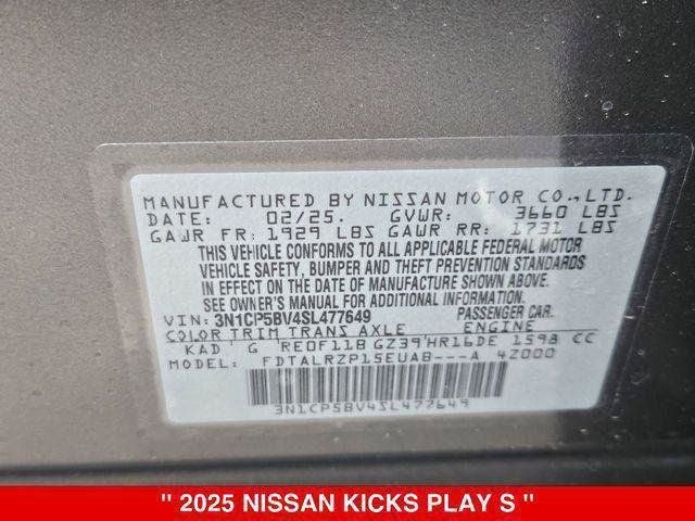 2025 Nissan KICKS PLAY Base - Photo 32
