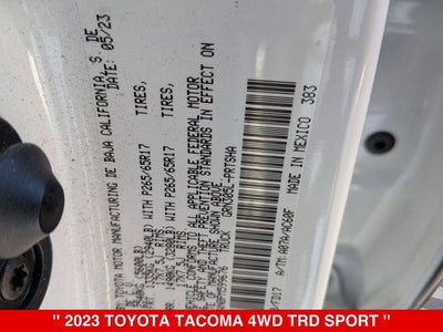 2023 Toyota Tacoma TRD Sport V6
