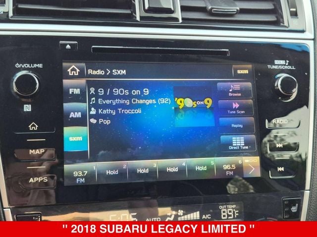 2018 Subaru Legacy 2.5i Limited