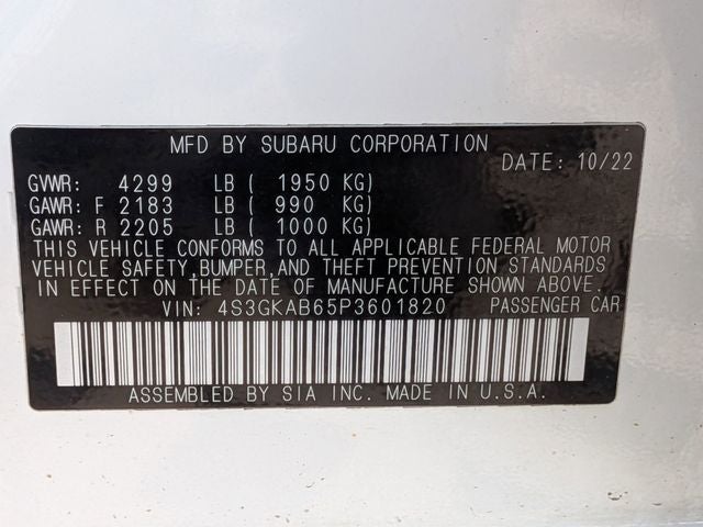 2023 Subaru Impreza Base