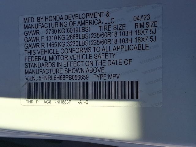 2023 Honda Odyssey EX-L