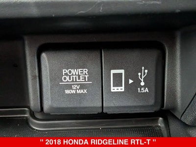 2018 Honda Ridgeline RTL-T