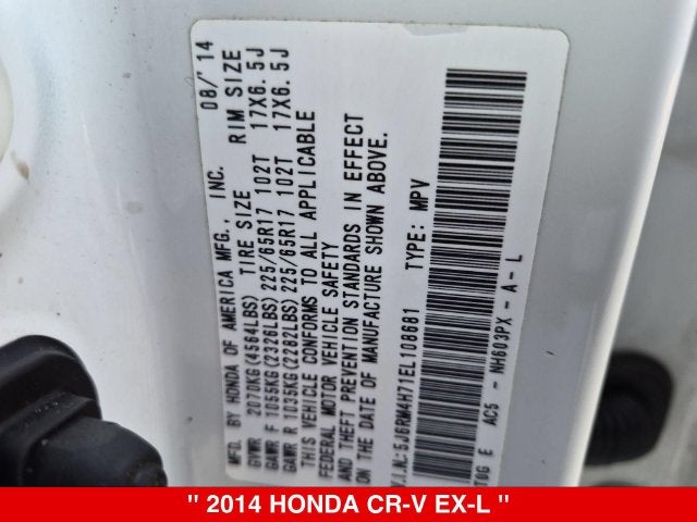 2014 Honda CR-V EX-L