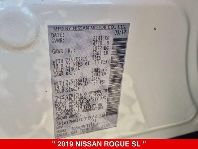 2019 Nissan Rogue SL