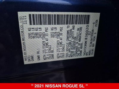 2021 Nissan Rogue SL