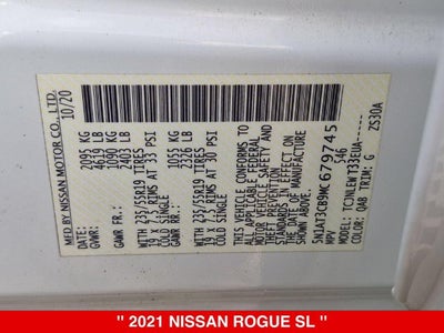 2021 Nissan Rogue SL
