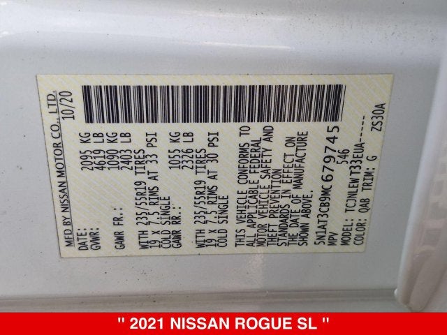 2021 Nissan Rogue SL