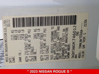 2023 Nissan Rogue S