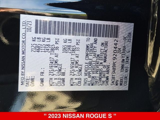 2023 Nissan Rogue S