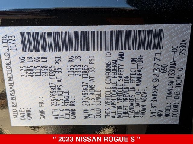 2023 Nissan Rogue S